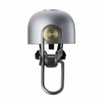 RockBros designový zvonek na kolo, stříbrný
