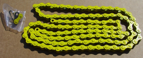 Žlutý řetěz pro 1-rychlostní kola